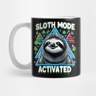 Cute Sloth Mode Activated Funny Mug